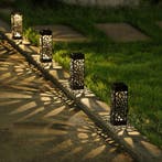 Solar buitenlamp Bogey - Set van 4 - Op zonne-energie, Zonne-energie, Kunststof, Verzenden, Minder dan 50 watt