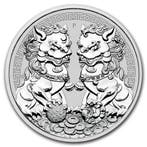 Guardian Lion Double Pixiu - 1 oz 2020 (50.000 oplage), Verzenden, Munten