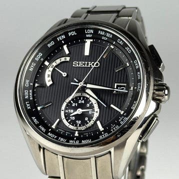 Seiko - Brightz Radio-Controlled Solar World Time - Zonder
