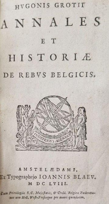 Hugo de Groot - Annales et Historiae de Rebus Belgicis -, Antiek en Kunst, Antiek | Boeken en Bijbels