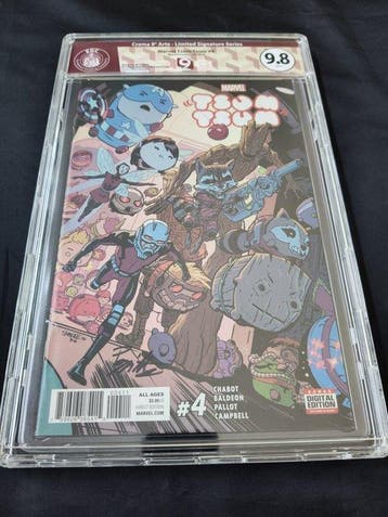 Marvel Tsum Tsum 4 - EGC 9.8 - 1 Graded comic, Signed comic, Nieuw