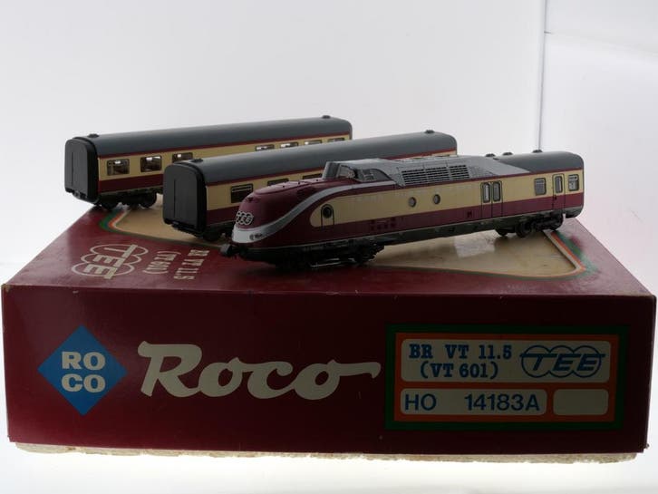 Schaal H0 Roco 14183A dieseltreinstel BR VT11.5 (VT 601)..., Hobby en Vrije tijd, Modeltreinen | H0, Wisselstroom, Treinset, Gebruikt