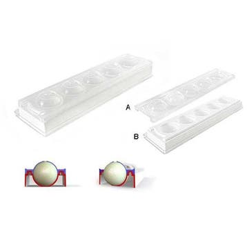 Silikomart Siliconen Bakvorm Hele Bollen (5x) Ø5,8cm, Verzenden, Nieuw