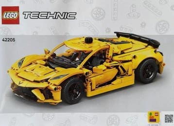 Lego Set - 42205 - Technic - Technic Corvette ZR1 42205, Nieuw