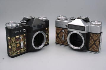 KMZ Krasnogorsk 2x Zenit E Analoge camera, Nieuw