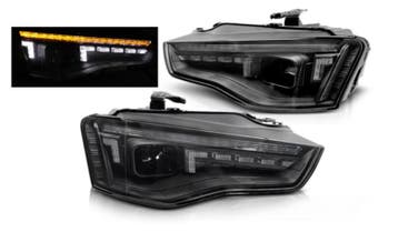LED projector koplampen dynamisch Black geschikt voor Audi, Verzenden, Nieuw, Audi