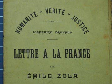 Emile Zola - Lettre à la France - 1898