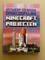 34 Prachtige Minecraft Ontwerpen/Bouwen  door topontwerpers, Ophalen of Verzenden, Zo goed als nieuw, Non-fictie
