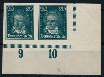Duitse Rijk 1926 - Beroemde Duitsers, Goethe 20 Pfg. in, Gestempeld