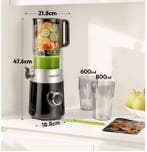Slow Juicer – Cold Press Sapcentrifuge met 135 mm Vulopening, Witgoed en Apparatuur, Verzenden, Nieuw