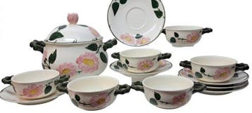 Villeroy & Boch - Eetservies voor 6 (14) - Wild-Rose -