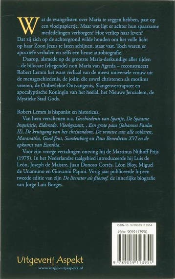 Maria / Aspekt monografie 9789059113954 Robert Lemm, Boeken, Verzenden, Zo goed als nieuw, Robert Lemm