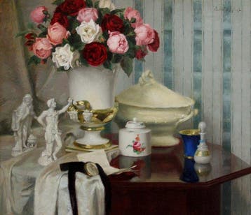 Paul Walter Ehrhardt (1872-1959) - Art Deco still life with, Antiek en Kunst