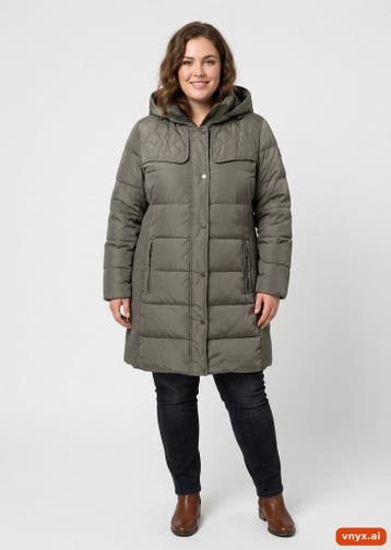 EAUMONT Pufferjassen Dames maat XXXL Grijs Vintage, Ophalen of Verzenden, Nieuw