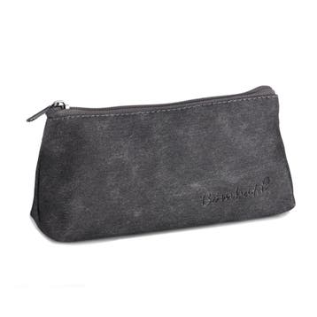Bombata Denim Etui - Driehoek - Kunstleer - Zwart, Verzenden, Nieuw