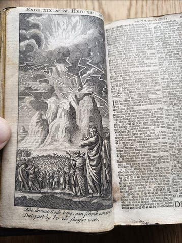 Jan Luiken - [RARE SMALL KEUR EDITION] Biblia, dat is de, Antiek en Kunst