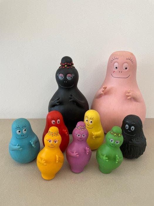 Fabianplastica - Action figure Barbapapà - Rare Complete, Antiek en Kunst, Antiek | Overige Antiek