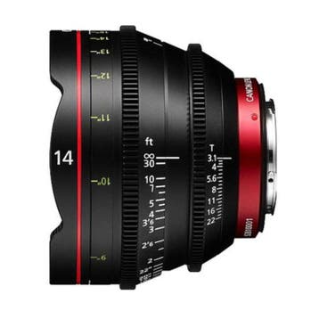 Canon CN-E 14mm T3.1 L F objectief - Tweedehands, Verzenden, Zo goed als nieuw, Overige typen