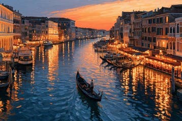 Iconica - Venetian Nocturne - unique 1/1 XXL (100 x 150 cm)