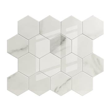 Zelfklevende Hexagon Morbido Bianco, Nieuw