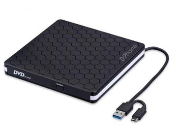 DrPhone DW3 Draagbaar Externe CD DVD +/- RW Optische drive -, Verzenden, Nieuw