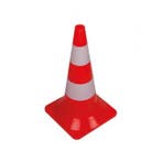 Pylon | 50 cm (Rood/Wit), Doe-het-zelf en Verbouw, Verzenden, Nieuw