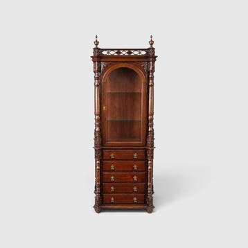Vitrinekast - Hout, Glas - Vitrine D. Maria
