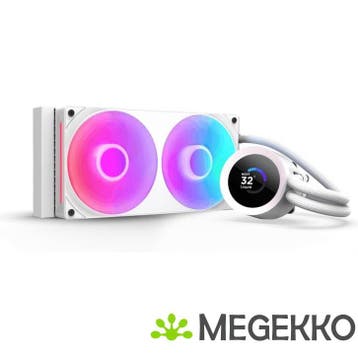 NZXT Kraken Plus 240 RGB White, Verzenden, Nieuw
