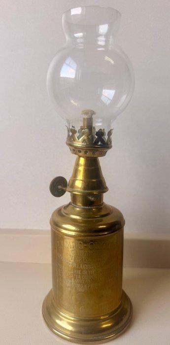 Olympe - Olielamp - Messing - Oud olielampje “Olympe”