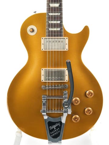Gibson Les Paul LPR7 Goldtop Aged 2014 (Instrument), Muziek en Instrumenten, Ophalen of Verzenden, Zo goed als nieuw, Solid body