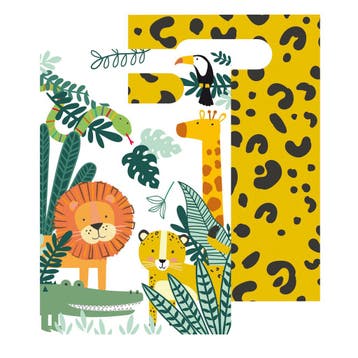 Uitdeelzakjes Get Wild Jungle (8st), Kleding | Dames, Carnavalskleding en Feestkleding, Ophalen of Verzenden, Nieuw