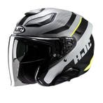 HJC F31 Naby Zwart Grijs Jethelm, Motoren, Nieuw met kaartje, Heren, Verzenden, HJC