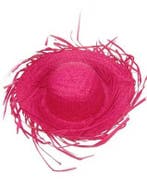 Roze Strohoed rafels, Verzenden, Nieuw