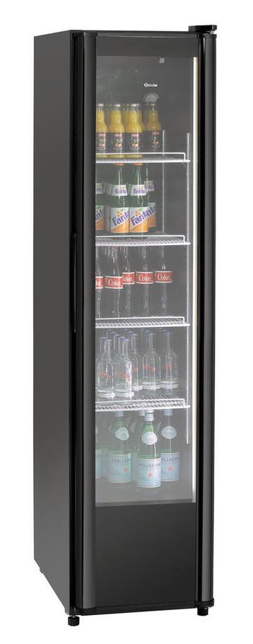 Bartscher Koelkast | Smal Model | 300L | Zwart | +2°C/+8°C |, Ophalen of Verzenden, Nieuw