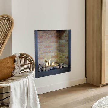 Xaralyn Inbouwunit L steendecor bio-ethanol haard, Huis en Inrichting, Verzenden, Nieuw, Inbouwhaard, Elektrische haard