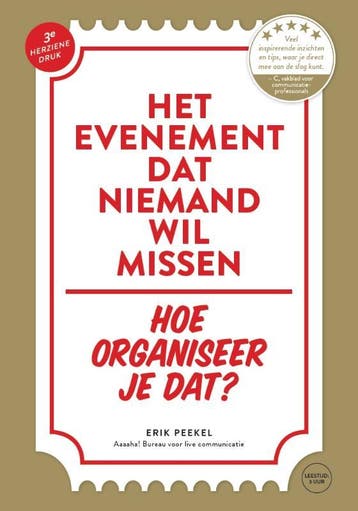 Het evenement dat niemand wil missen - Erik Peekel, Verzenden, Zo goed als nieuw, Erik Peekel