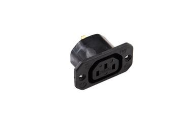MK C13 IEC Stopcontact Met Aarde Aansluiting 10A 70C Zwart -, Verzenden, Nieuw, Overige typen