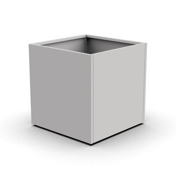 Plantenbak Vaargel buiten bloembak 60x60x60 cm knoflook beig, Tuin en Terras, Verzenden