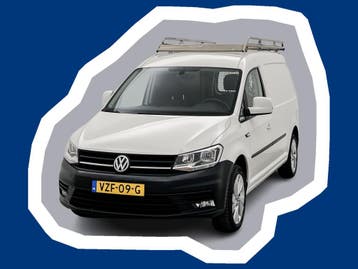 Volkswagen Caddy 2.0 TDI L2H1 BMT Maxi Navigatie Imperiaal T, Automaat, Stof, Gebruikt, Volkswagen