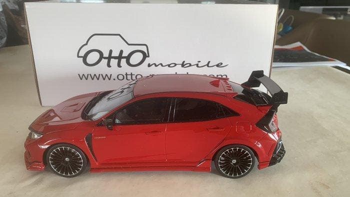 Otto Mobile 1:18 - Modelauto - Honda Civic Type R Mugen FK8, Hobby en Vrije tijd, Modelauto's | 1:5 tot 1:12
