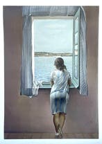 Salvador Dalí (after) - Figura en una finestra