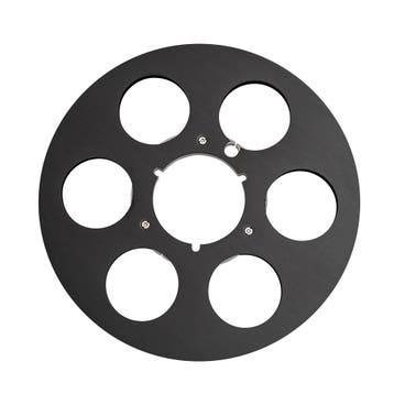 Retroreels Bandrecorder Spoel 26,5cm | Aluminium Zwart Ty..., Verzenden