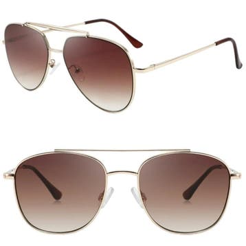 Fako Sunglasses - Pilotenbril Metal - Piloot Zonnebril -, Verzenden, Nieuw