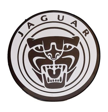 Jaguar Logo Verlicht Bord Met LED Verlichting, Ophalen, Gebruikt