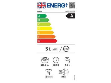 BOSCH Series 6 WGG254Z1GB - Wasmachine - 10 kg capaciteit, Verzenden, Zo goed als nieuw