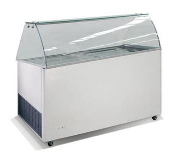 Schepijsvitrine | 144x73x(h)123 cm HorecaTraders, Verzenden, Nieuw in verpakking