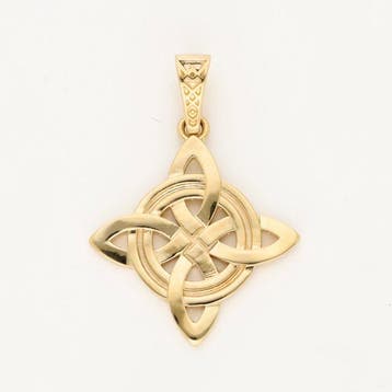 Hanger - 14 karaat Geel goud - Keltische heksenknoop, Sieraden, Tassen en Uiterlijk, Antieke sieraden