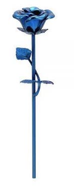 Prachtige Mini urn bloem roos blauw, Huis en Inrichting, Nieuw