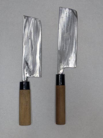 Keukenmes - Staal, Hout - Japan - Traditioneel Japans nakiri