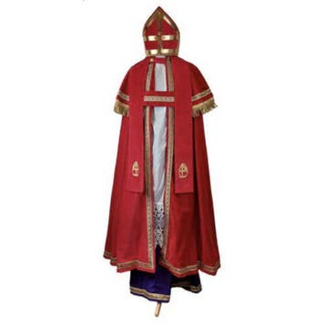 Sint Stefan katoenfluweel met mijter, Ophalen of Verzenden, Nieuw